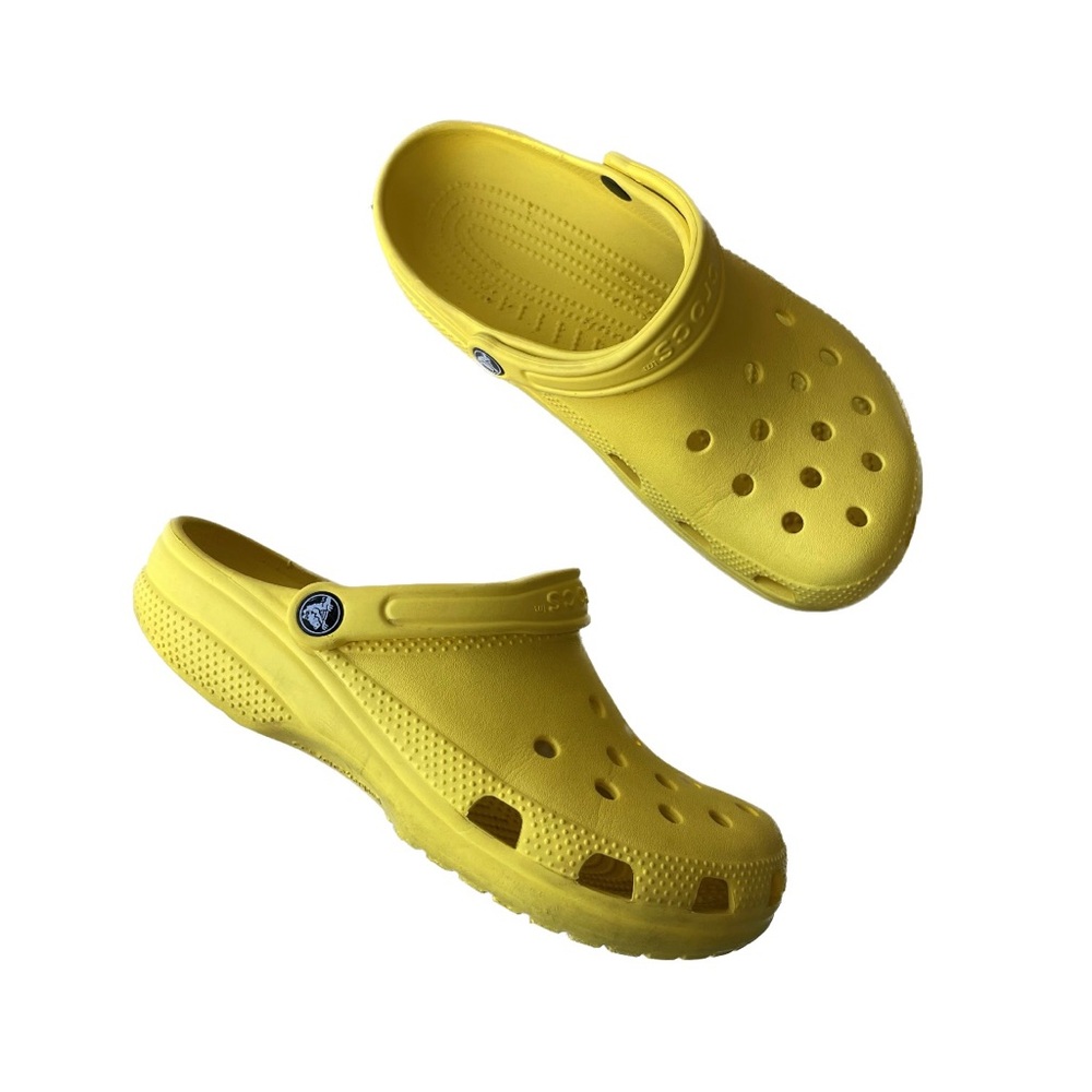Yellow Crocs Classic Clogs